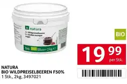 Transgourmet Natura bio wildpreiselbeeren f50% Angebot
