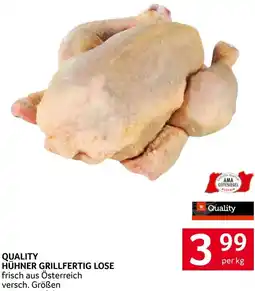 Transgourmet Quality hühner grillfertig lose Angebot