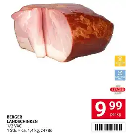Transgourmet Berger landschinken Angebot