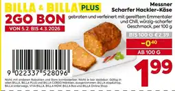 Billa Messner Scharfer Hackler-Käse Angebot