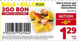 Billa BILLA immer gut Obstmix mit Clementinen Angebot