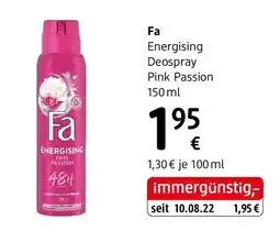dm Fa Energising Deospray Pink Passion Angebot