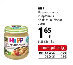 dm HiPP Kaiserschmarrn in Apfelmus Angebot