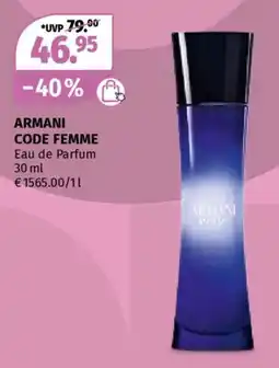 Müller Armani code femme Angebot