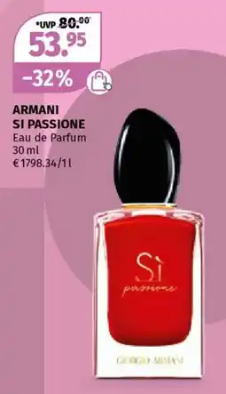 Müller Armani si passione Angebot