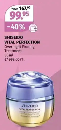 Müller Shiseido vital perfection Angebot