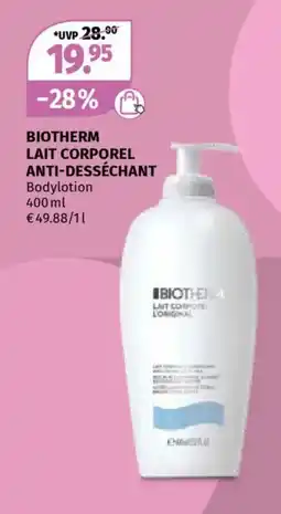 Müller Biotherm lait corporel anti-desséchant Angebot