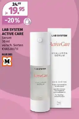 Müller Lab system activecare Angebot