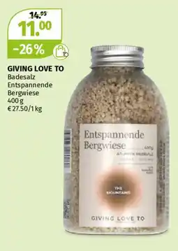 Müller Giving love to Angebot