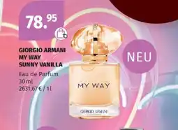 Müller Giorgio armani my way sunny vanilla Angebot