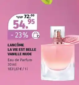 Müller Lancôme la vie est belle vanille nude Angebot