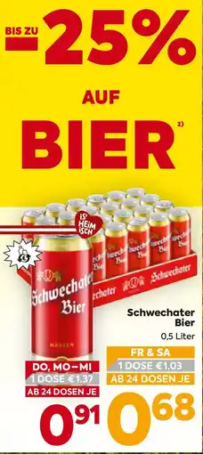 Billa Schwechater bier Angebot