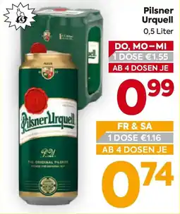 Billa Pilsner Urquell Angebot