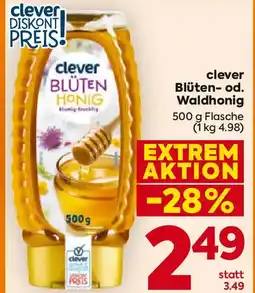 Billa Clever blüten od. waldhonig Angebot