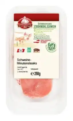 Billa Hofstädter Fair zum Tier Strohschwein Minutensteak Angebot
