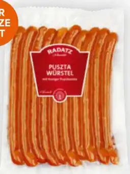 Billa Radatz Pusztawürstel Angebot