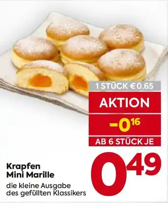 Billa Krapfen mini marille Angebot