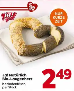 Billa Ja! natürlich bio laugenherz Angebot