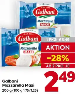 Billa Galbani mozzarella maxi Angebot