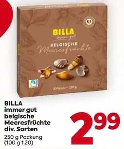 Billa Billa immer gut Belgische Meeresfrüchte Angebot