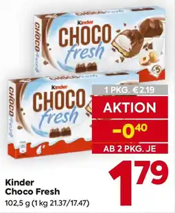 Billa Kinder Choco Fresh Angebot