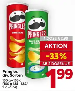 Billa Pringles Chips Angebot