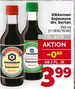 Billa Kikkoman Sojasauce Angebot