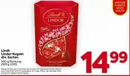 Billa Lindt Lindor Kugel Angebot