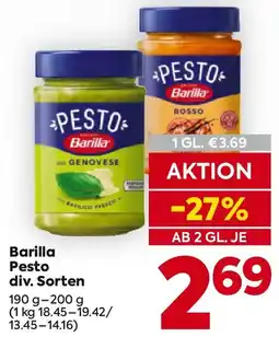 Billa Barilla Pesto Angebot