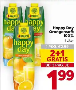 Billa Happy Day Orangensaft 100% Angebot
