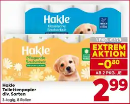 Billa Toilettenpapier div. Sorten Angebot
