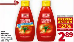 Billa Felix Tomaten Ketchup Angebot