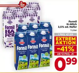 Billa Formil H-Milch 3,5% od. Hafer Angebot