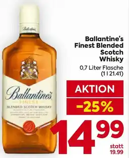 Billa Ballantines finest scotch blended whisky Angebot