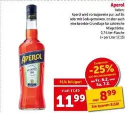 Interspar Aperol Angebot