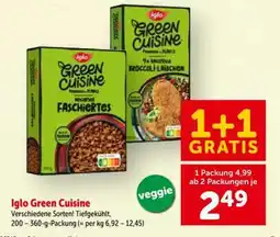 Interspar Iglo Green Cuisine Angebot