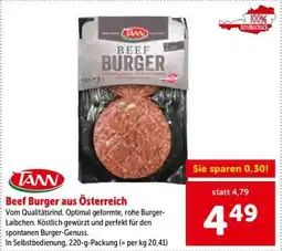 Interspar Beef-Burger aus Österreich Angebot