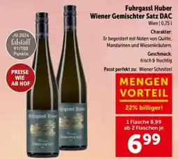 Interspar Fuhrgassl Huber Wiener Gemischter Satz DAC Angebot