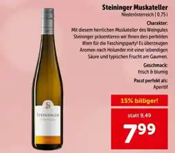 Interspar Steininger Muskateller Angebot