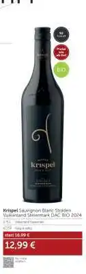 Interspar Krispel Sauvignon Blanc Straden Vulkanland Steiermark DAC BIO 2024 Angebot