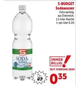 Interspar S-BUDGET Sodawasser Angebot