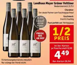 Interspar Landhaus Mayer Grüner Veltliner Angebot