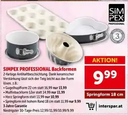 Interspar Springform 18 cm Angebot