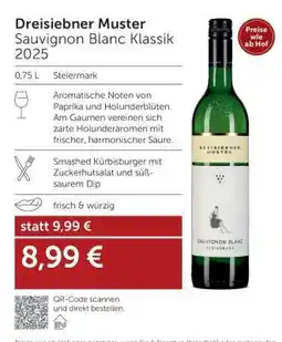 Interspar Dreiseibner Muster Sauvignon Blanc Klassik 2025 Angebot