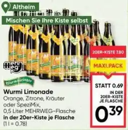Maximarkt Wurmi limonade Angebot