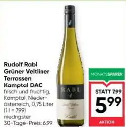 Maximarkt Rudolf rabl grüner veltliner terrassen kamptal dac Angebot