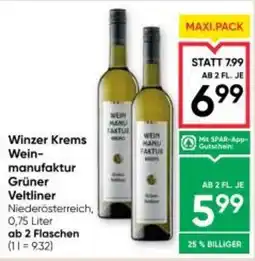 Maximarkt Winzer krems wein manufaktur grüner veltliner Angebot