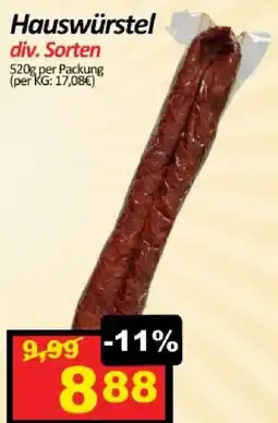 Wurstico Hauswürstel Angebot