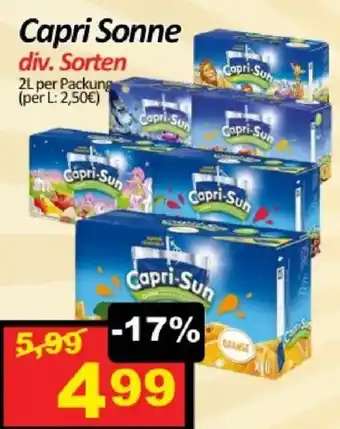 Wurstico Capri Sonne Angebot