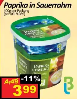 Wurstico Paprika in Sauerrahm Angebot